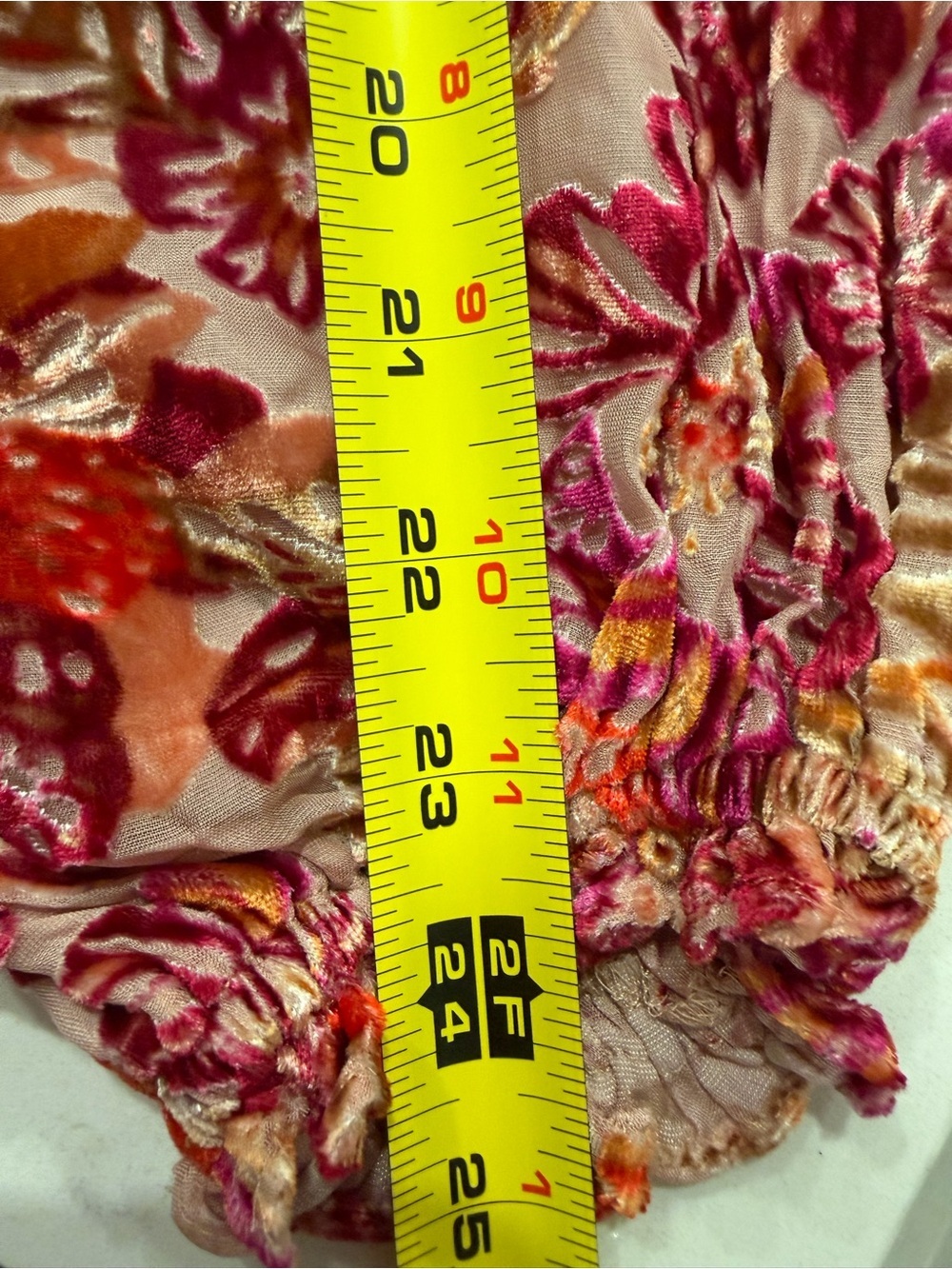 Hale Bob Silk Blend Burnout Velvet Blouse Pink Floral Boho Top Women’s L NWT - Picture 5 of 14
